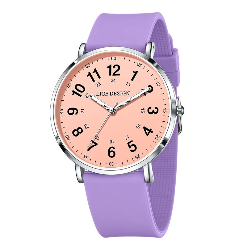 LIGE Women’s Waterproof Quartz Watch