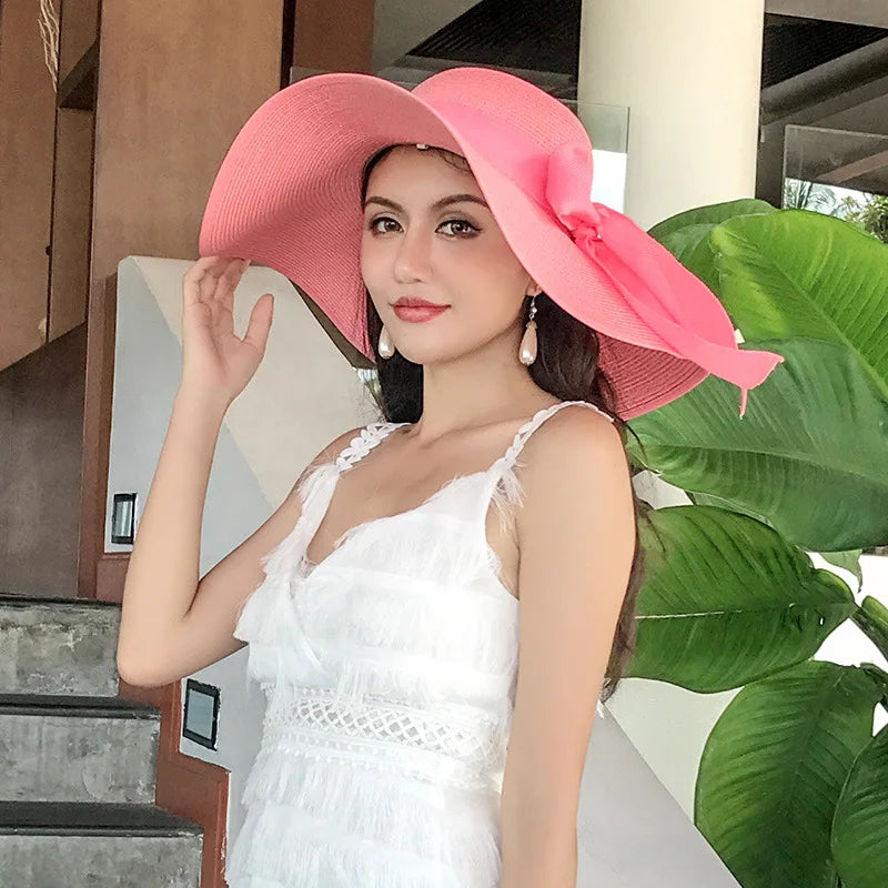 Women’s Foldable Straw Sun Hat