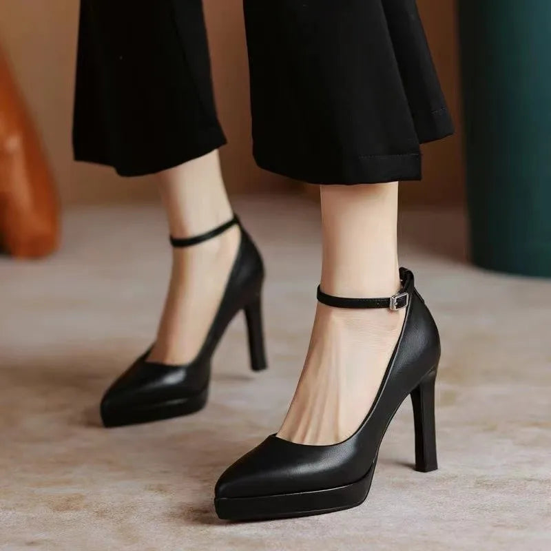 Women’s White Platform Stiletto Heels