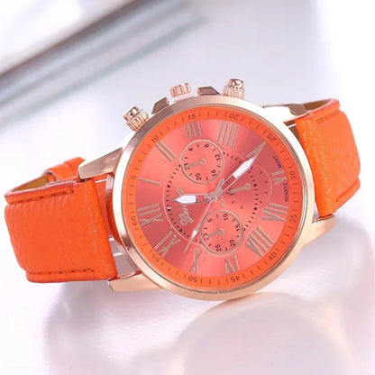 Women’s Luxury Leather Quartz Watch