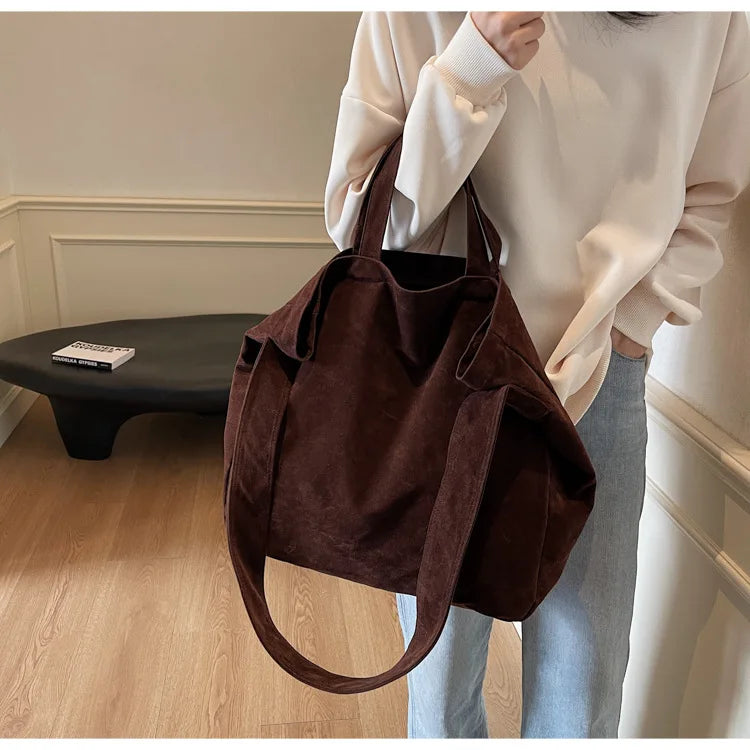 Women’s Suede Tote Bag