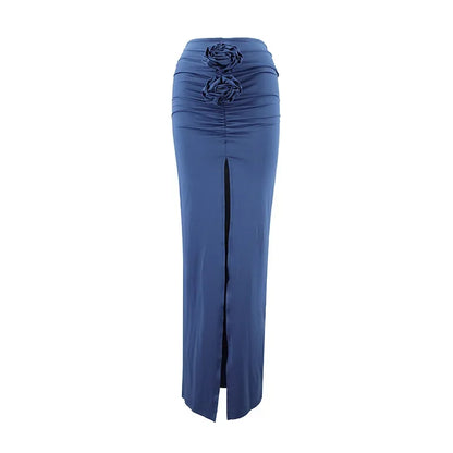 Women’s High-Waist Split Skirt – Summer Streetwear