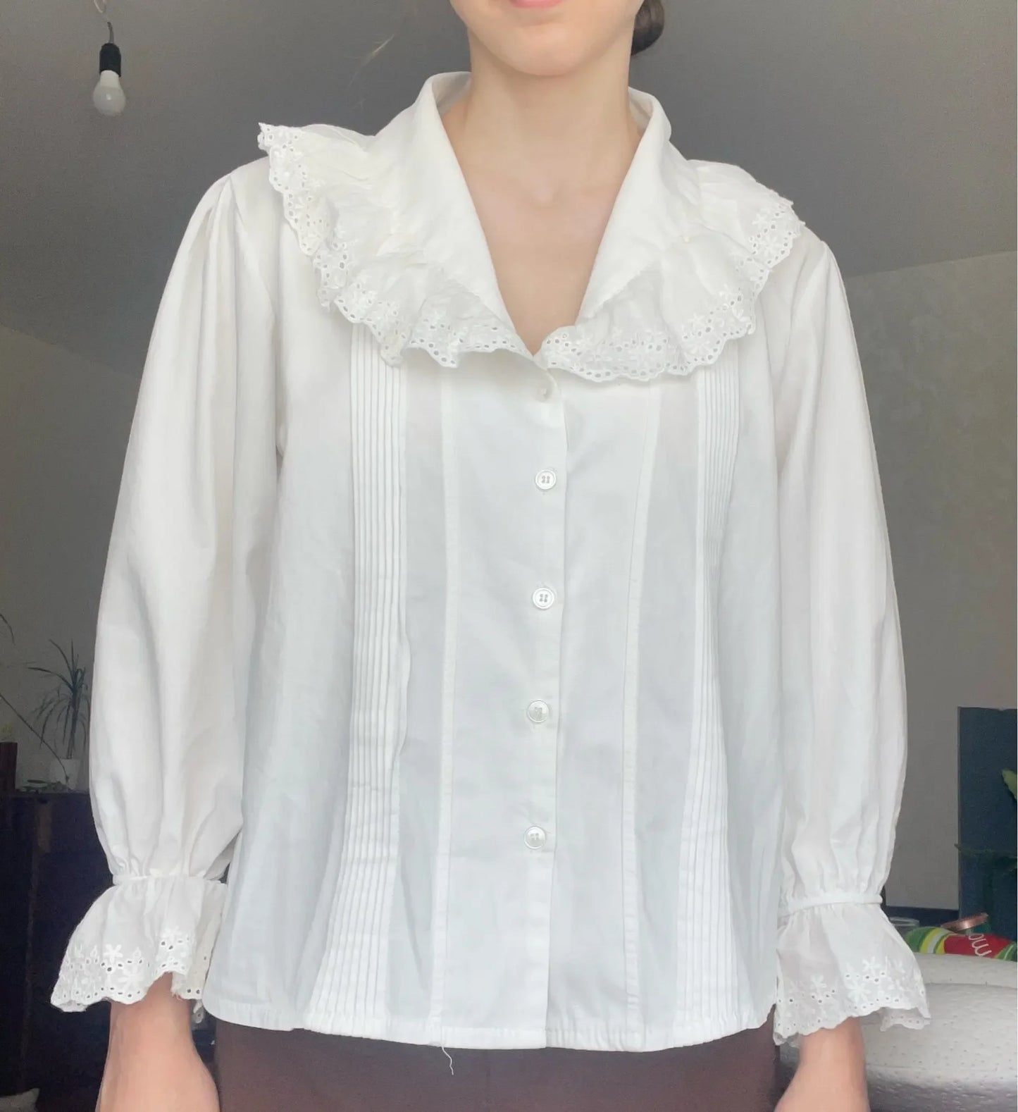 Women Blouse Female Shirt Summer Womens Blouses Spring Maxi Blusas Casual Elegant Vintage Long Sleeve Cotton Oversize Loose