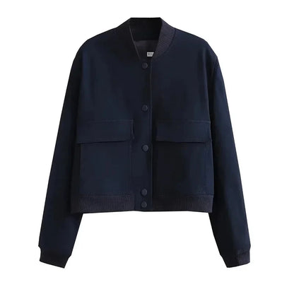 Women’s White Bomber Jacket