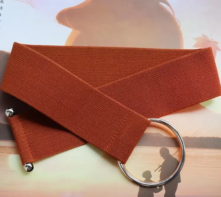 Women’s Black Elastic Waist Belt