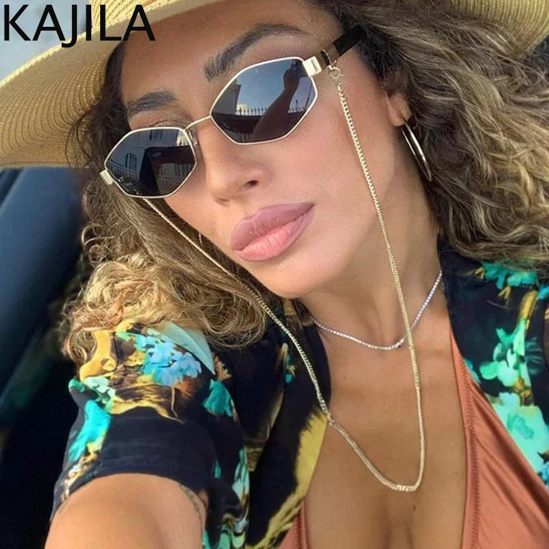Women’s Small Hexagon Sunglasses