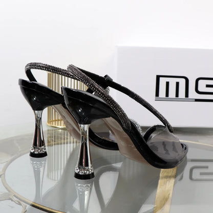 Women’s Stiletto Rhinestone Sandals