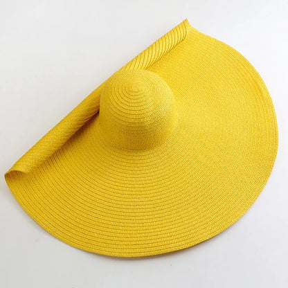 Women’s Oversized UV Protection Straw Hat