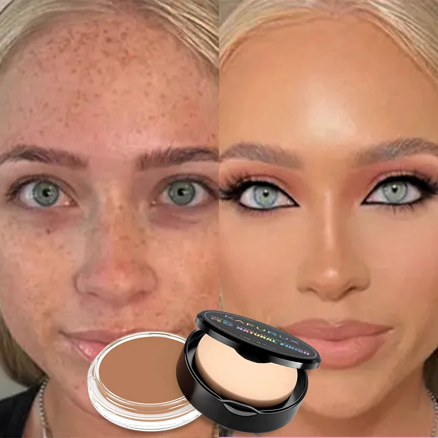 Matte Foundation Cream with Puff