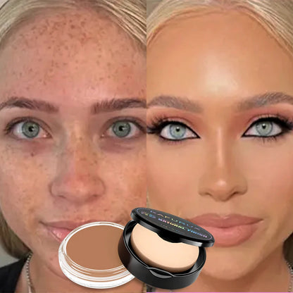 Matte Foundation Cream with Puff