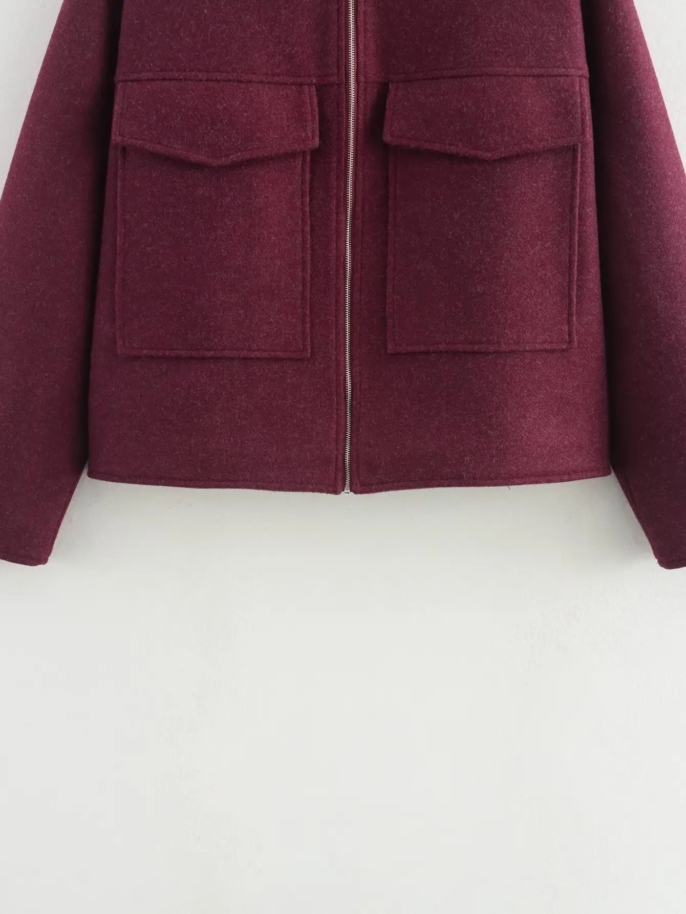 Women’s Suede Oversized Bomber Jacket
