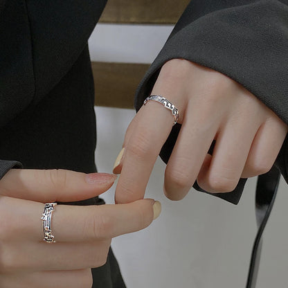 Women’s Music Note Stainless Steel Ring