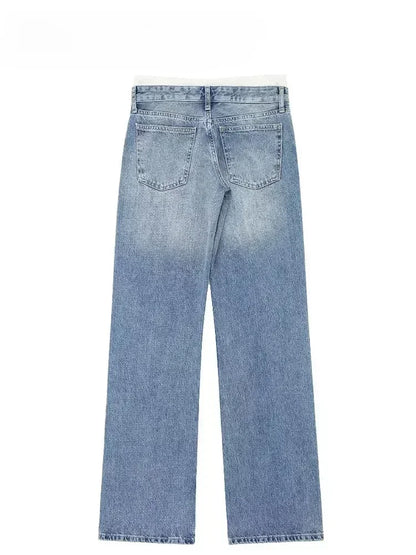 Women’s High-Waist Straight-Leg Jeans