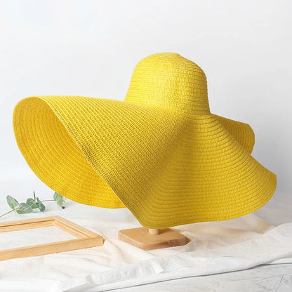 Women’s Oversized UV Protection Straw Hat