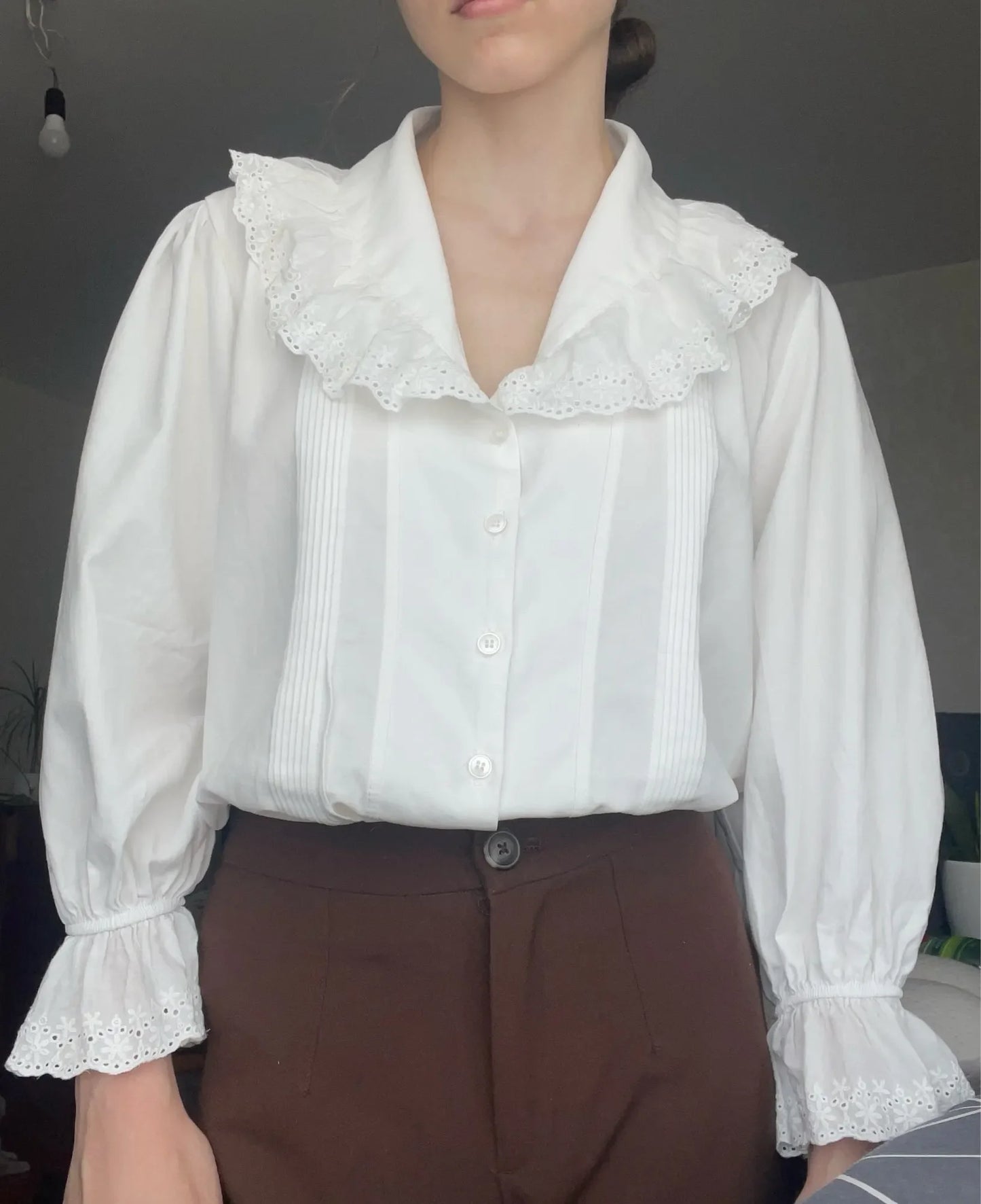 Women Blouse Female Shirt Summer Womens Blouses Spring Maxi Blusas Casual Elegant Vintage Long Sleeve Cotton Oversize Loose