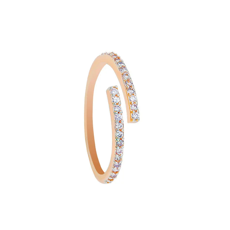 Women’s Luxury Rhinestone Hollow Ring