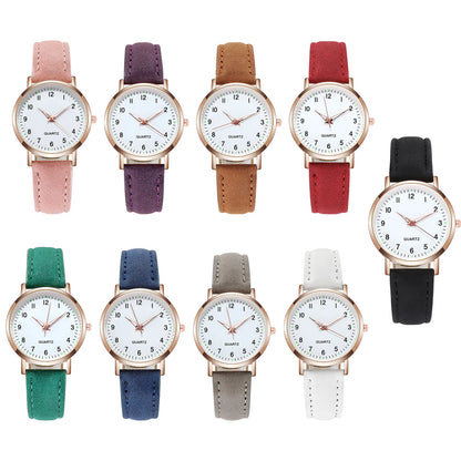 Women’s Luxury Leather Strap Quartz Watch