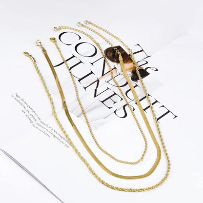 Women’s Gold Plated Snake Chain Necklace