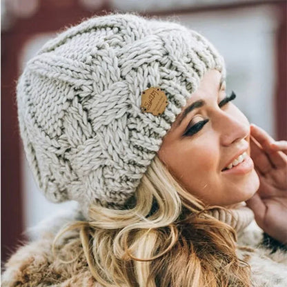 Women’s Winter Knitted Korea Beanie