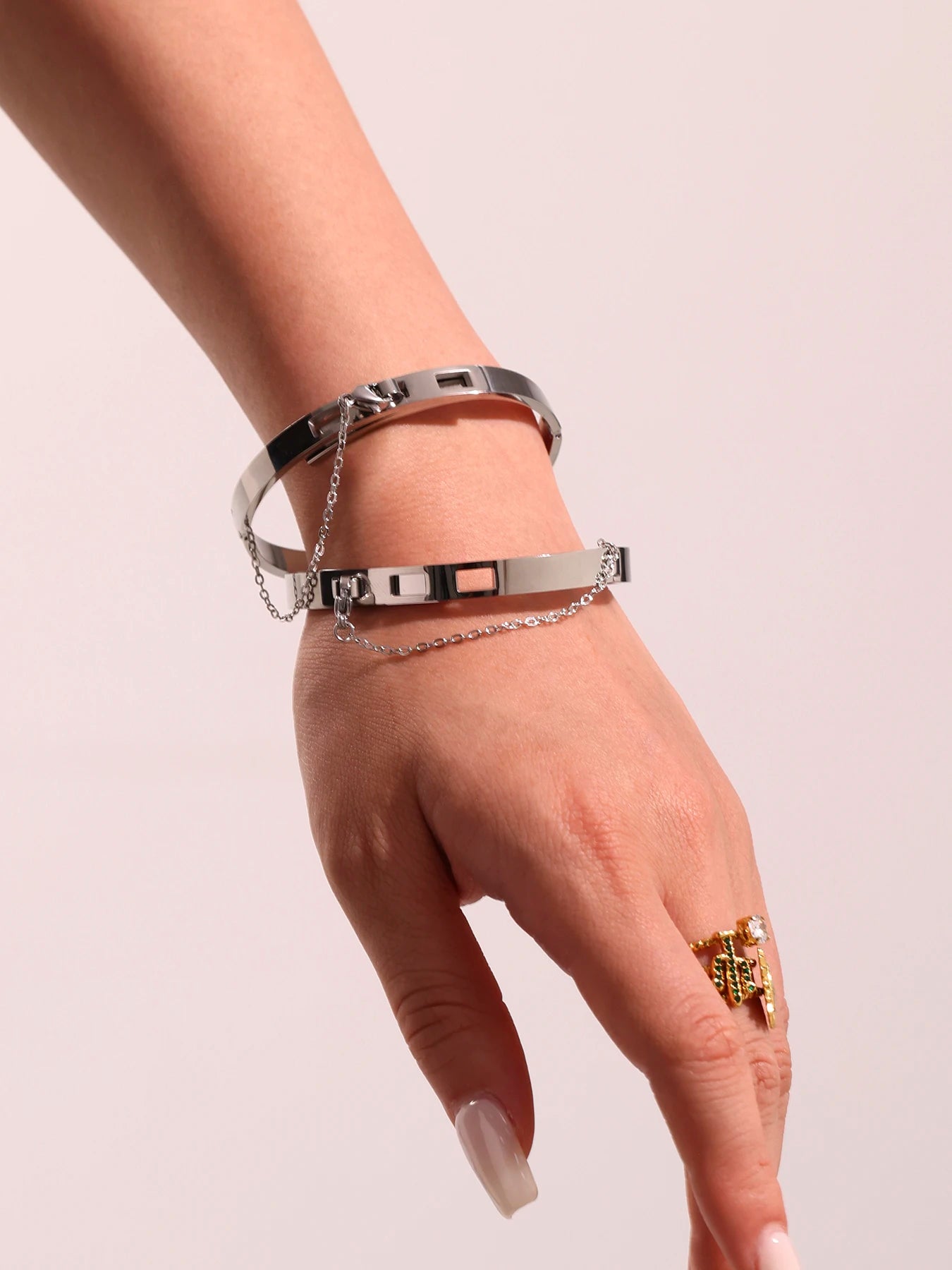 Women’s Gold Plated Stainless Steel Bangle