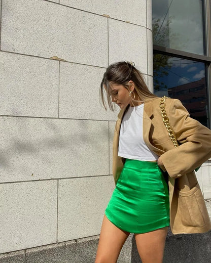 Women’s High-Waist Tennis Mini Skirt
