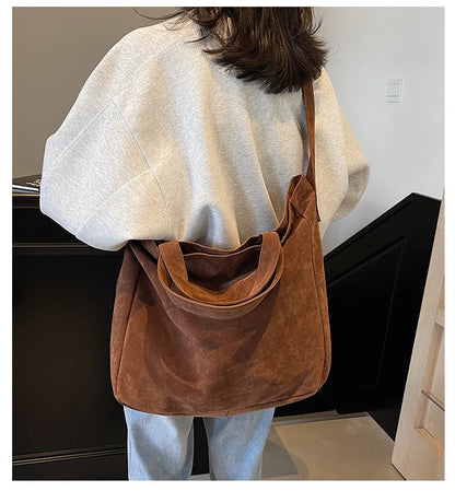 Women’s Suede Tote Bag