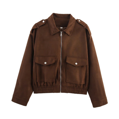 Women’s Suede Short Jacket