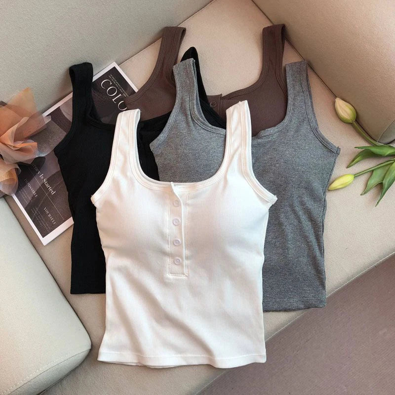 Crop Top Women Sexy Sleeveless Tops Fashion Female Underwear Lady's Camisole Girl Basic T-shirt Vest Lingerie Bras Tube Tops Hot