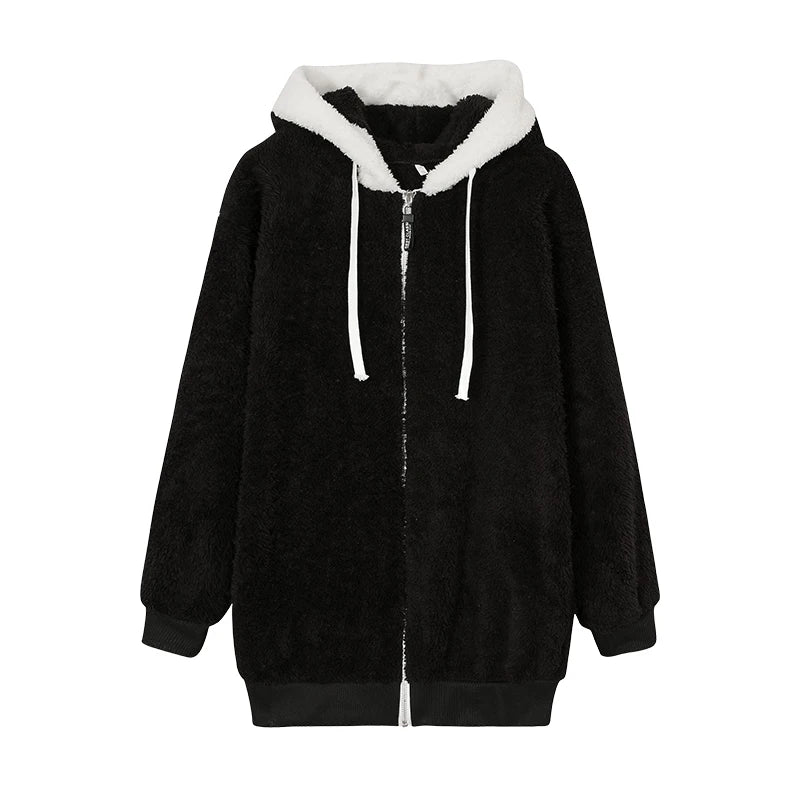 Women’s Plush Hooded Jacket