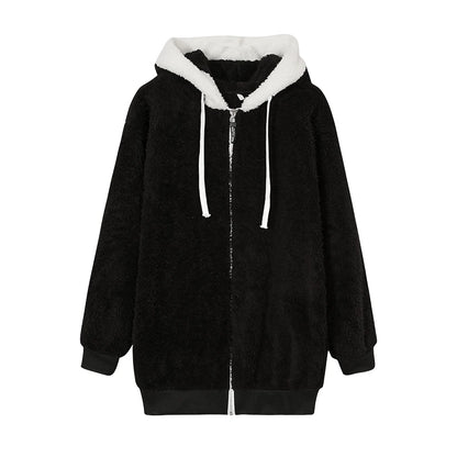 Women’s Plush Hooded Jacket