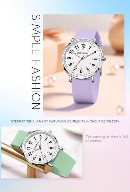 LIGE Women’s Waterproof Quartz Watch