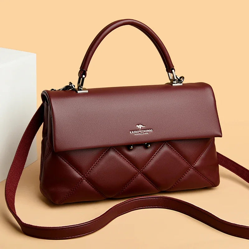 Women’s Korean Designer Leather Shoulder