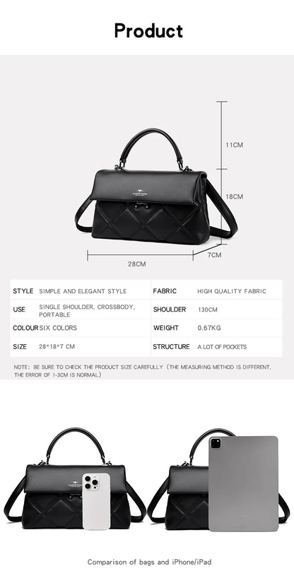 Women’s Korean Designer Leather Shoulder