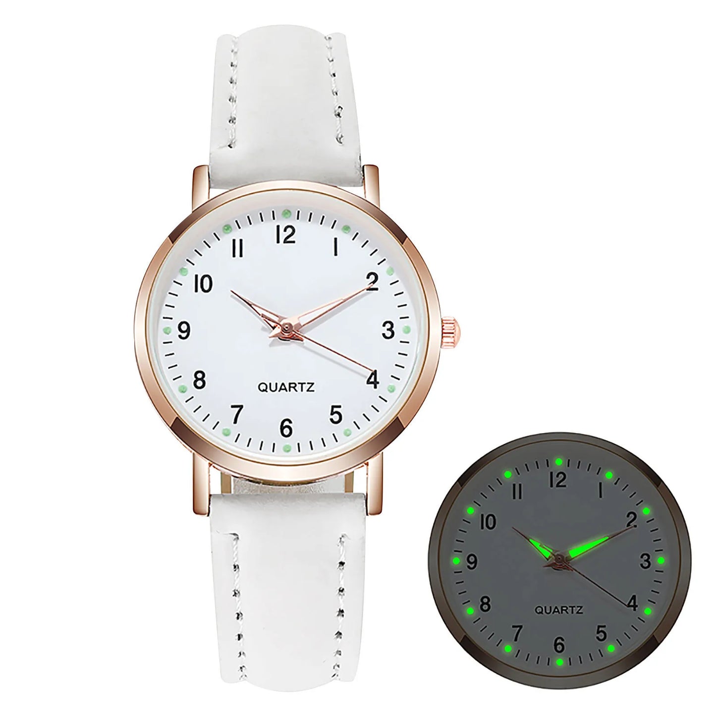 Women’s Luxury Leather Strap Quartz Watch