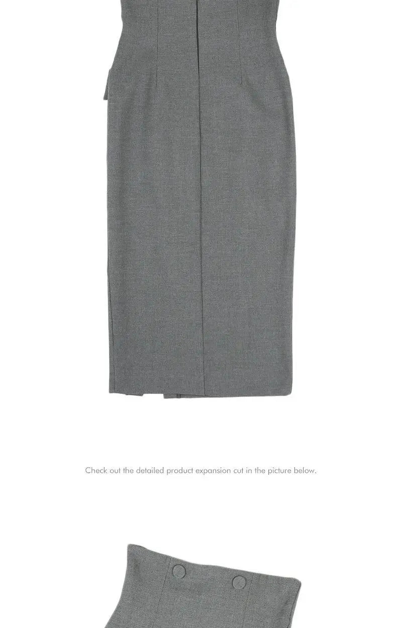 Women’s A-Line Slim Skirt – Korean Casual Style