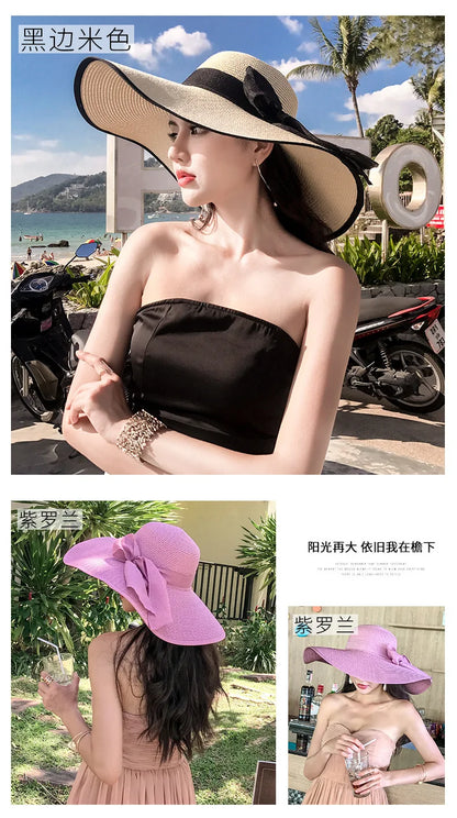 Women’s Foldable Straw Sun Hat