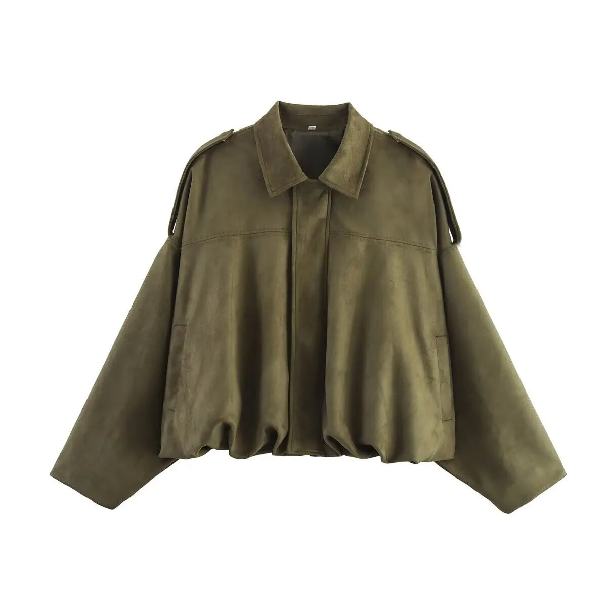 Women’s Suede Bomber Jacket