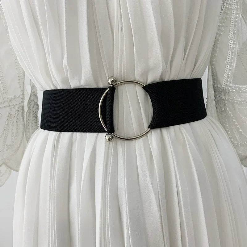 Women’s Black Elastic Waist Belt