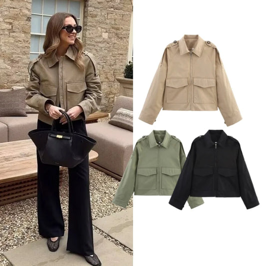 Women’s Turn-Down Collar Jacket