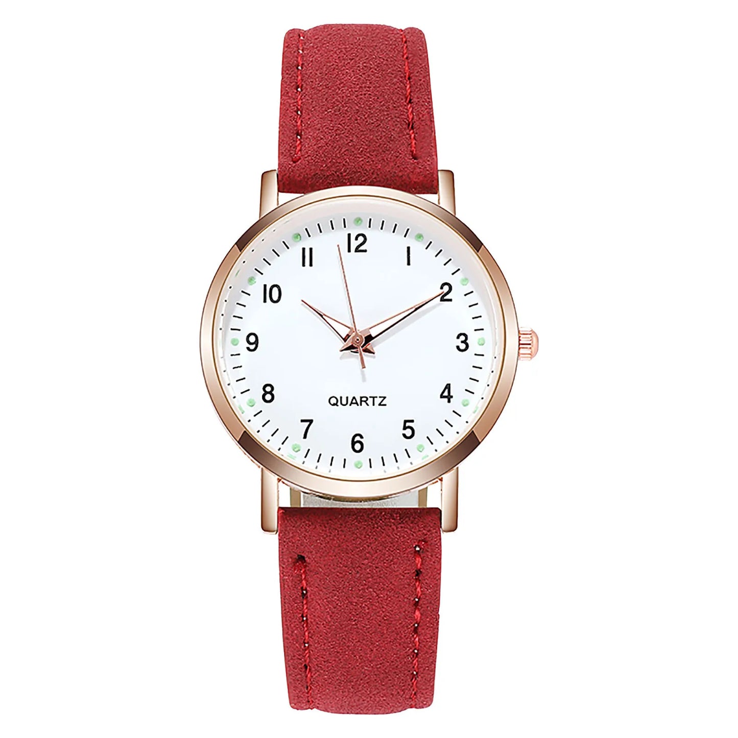 Women’s Luxury Leather Strap Quartz Watch