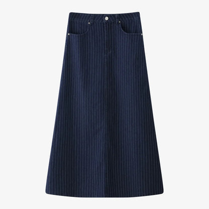 AS 2025 pinstripe denim skirt fashion woman clothes lady wear