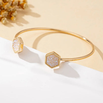 Women’s Adjustable Resin Open Bracelet