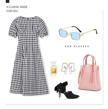 Women’s Half Frame Square Sunglasses