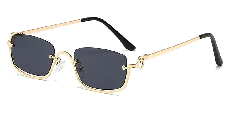 Women’s Half Frame Square Sunglasses