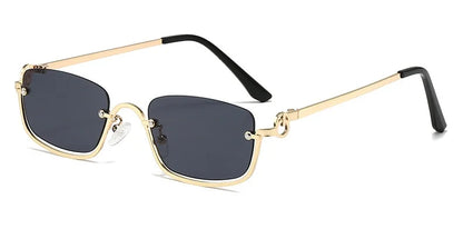 Women’s Half Frame Square Sunglasses