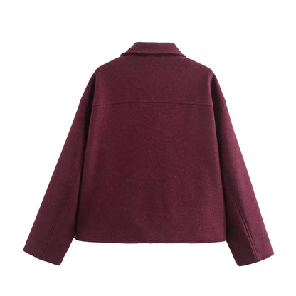 Women’s Suede Oversized Bomber Jacket