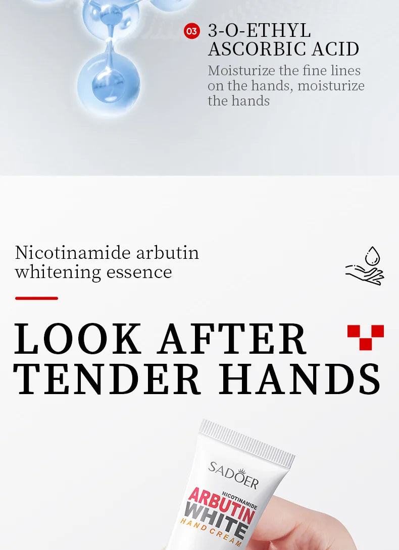 SADOER Niacinamide & Arbutin Hand Cream