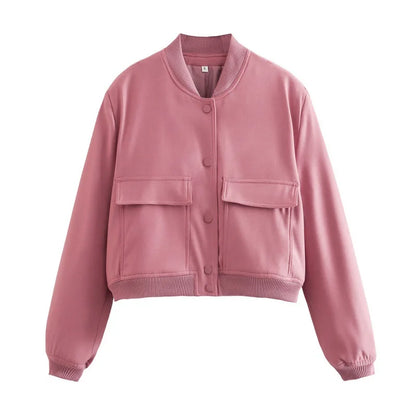 Women’s White Bomber Jacket