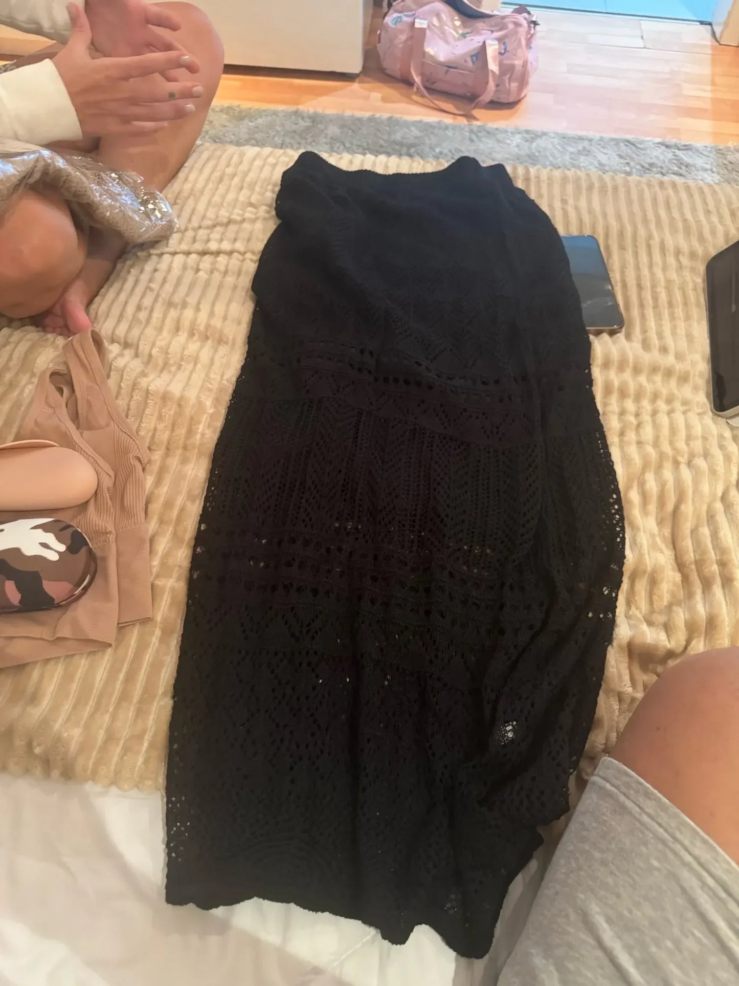 Women’s High-Waist Summer Midi Skirt