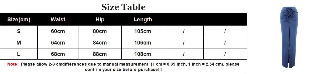 Women’s High-Waist Split Skirt – Summer Streetwear
